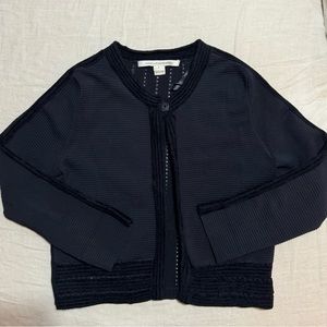 Diane von furstenberg knit black cardigan. Size P, Originally $358